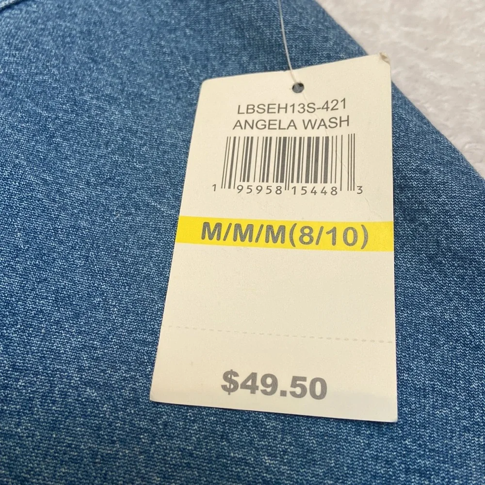 NWT Lucky Brand Size M 8-10 Jean Jumper Dress - Picture 3 of 9
